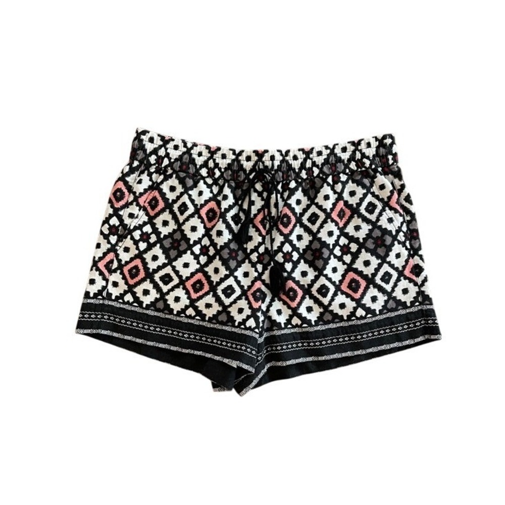 LOFT Linen Blend Boho Women's Running Shorts Medium
